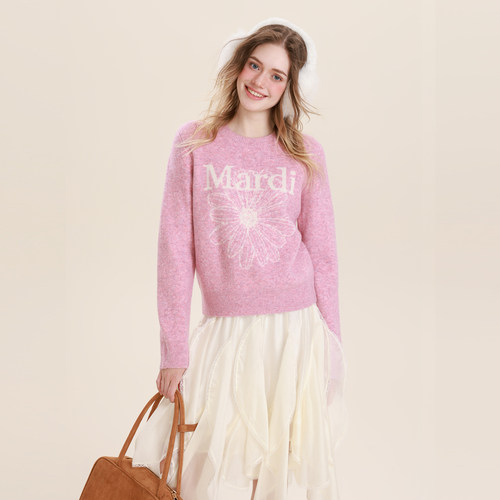 Mardi休闲复古针织衫毛衣