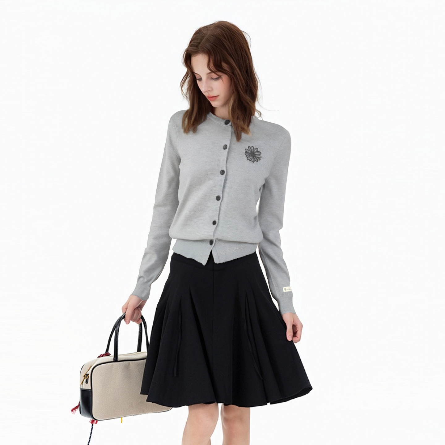 Mardi百搭舒适宽松亚麻天丝开衫