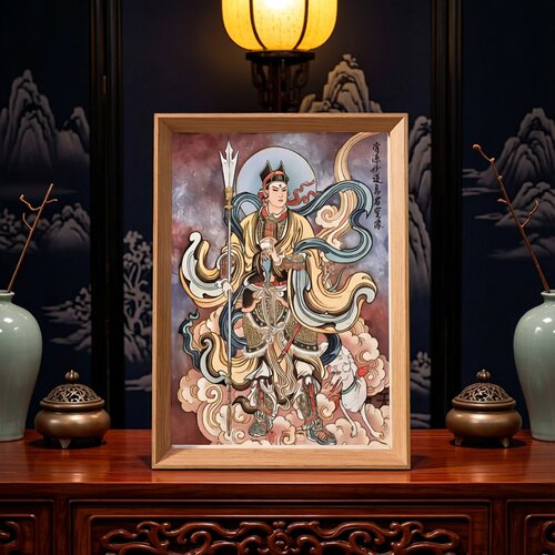 清源妙道真君二郎神杨戬相框