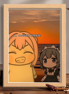 Doro与柴郡的治愈系假日生活年纪轻轻猫狗双全周边相框卧室摆台