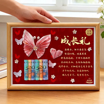 金榜题名成长礼纪念相框