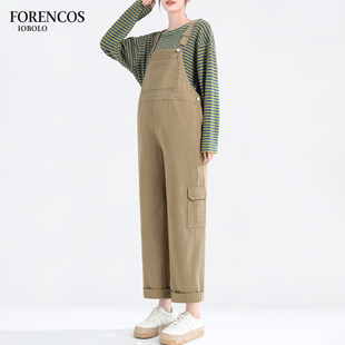 孕妇裤子背带裤春秋小个子时尚大码两件套孕妇装秋冬2024新款套装