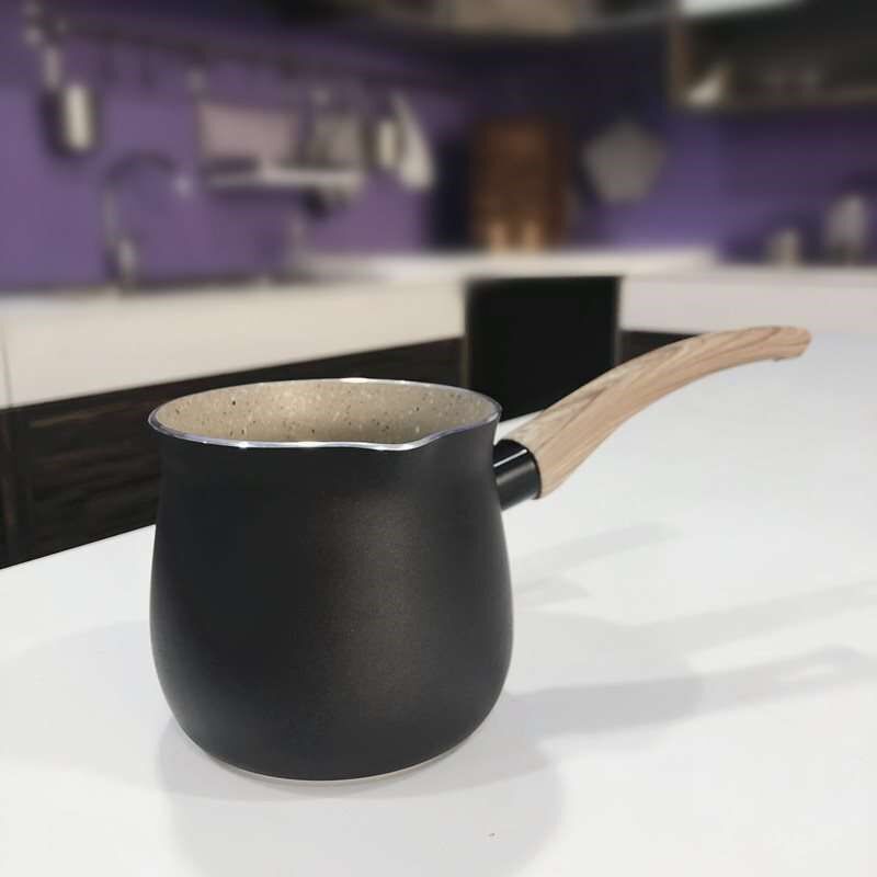围炉煮茶壶陶壶侧把罐罐壶烤奶壶热牛奶用锅不粘锅迷你炝辅食婴儿