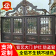 上海铁艺大门别墅门庭院门电动平移门门对门铁大门铝艺大门