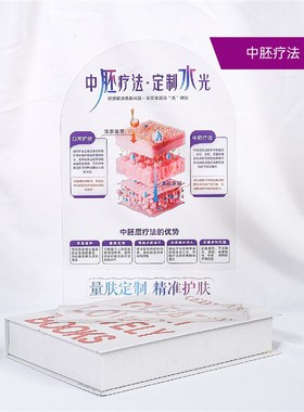 优选院桌面装饰摆件分层抗衰w肌肤结构亚克力医患沟通皮肤解剖知.