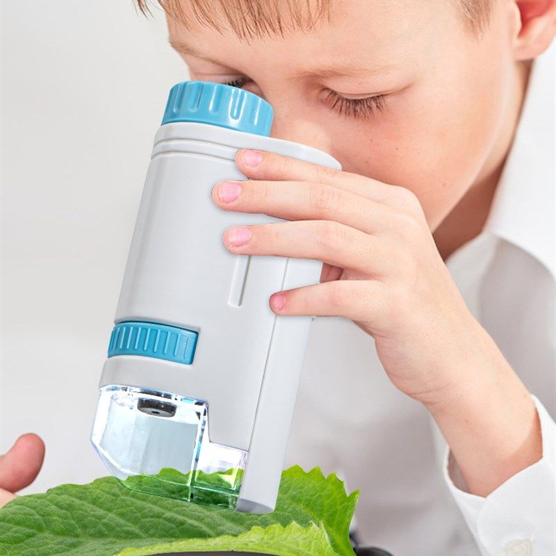 儿童便携式显微镜科学实验套装小学生初中生器材玩具男孩女孩礼物