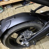 适用三叉戟摩车后挡泥板加长n 防溅板后轮挡泥瓦