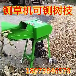 养殖家用220V玉米秸秆粉碎牛羊铡草草揉丝一体机器 铡草机大型卧式