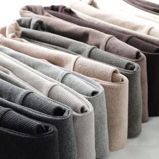 灰色保暖裤 袜加绒秋冬季 加厚 薄绒女平板棉连裤 500D平纹纯棉打底裤