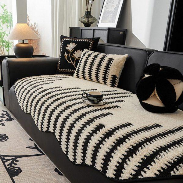 不规则异形舒棉绒沙发垫冬季2024新款加厚毛绒坐垫子防滑沙发盖布,居家布艺,沙发垫,淘宝优惠券,粉丝福利购,淘宝优惠卷