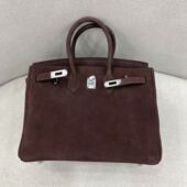 铂金25鹿皮 2255 天天yoko&古奈缇 简约百搭洋气质感手提包