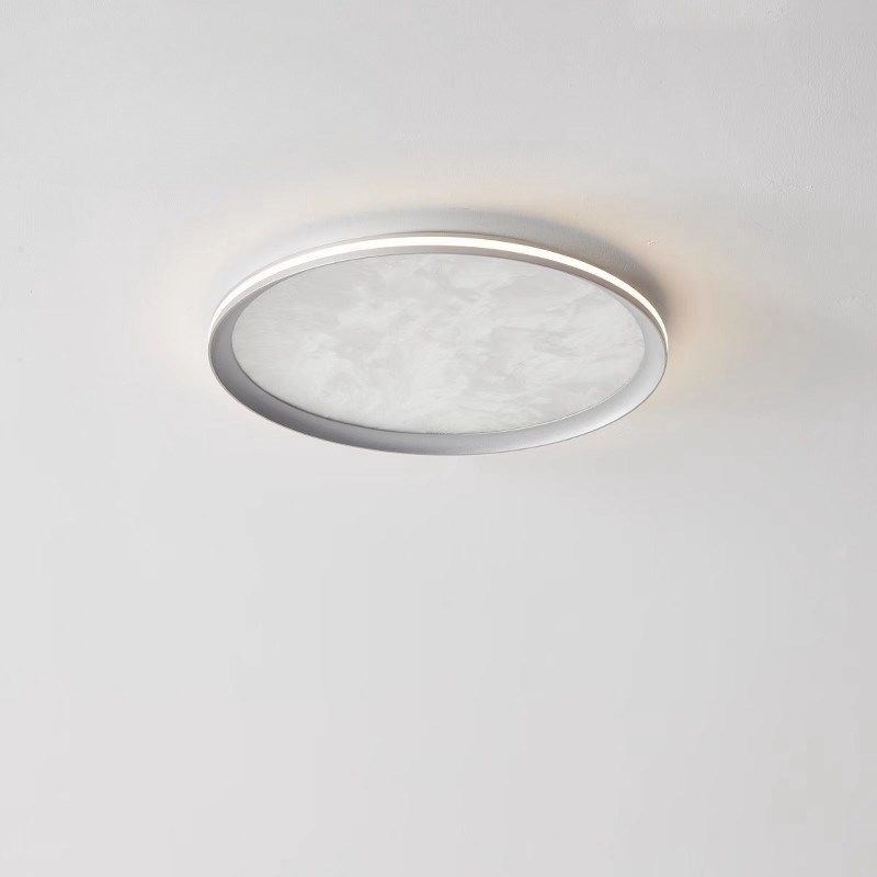 极简冰花吸顶灯现代简约高级感轻奢创意卧室灯护眼客厅书房灯具