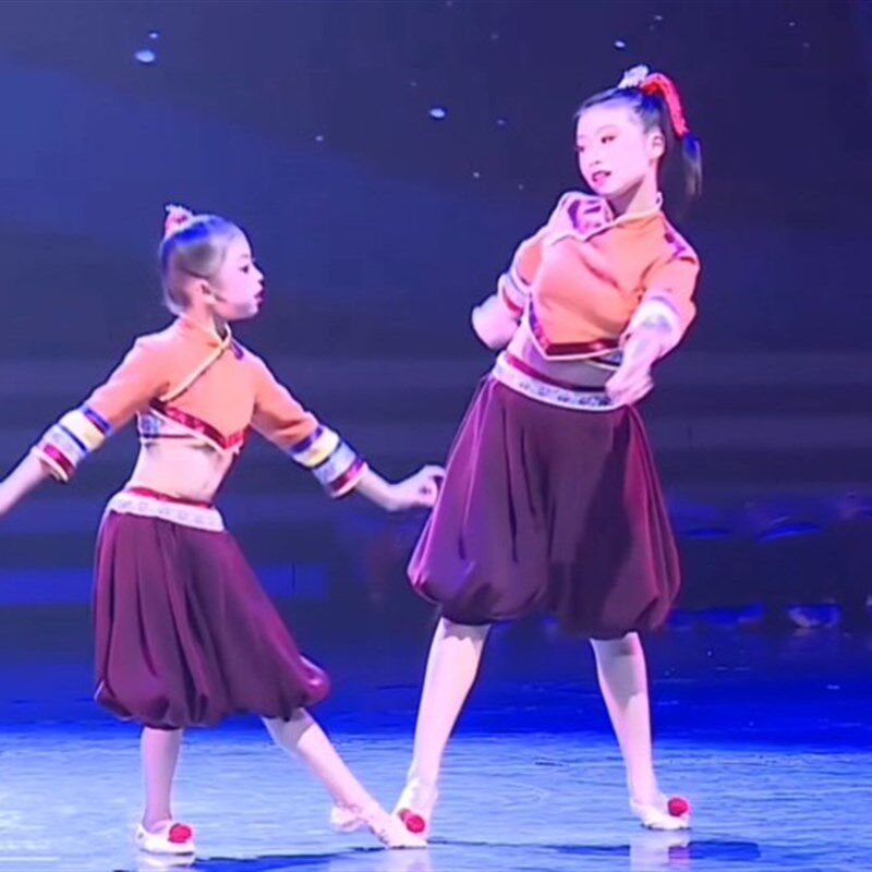 六一儿童演出服幼儿园表演服闽南少儿舞蹈服现代民族舞服装女大童