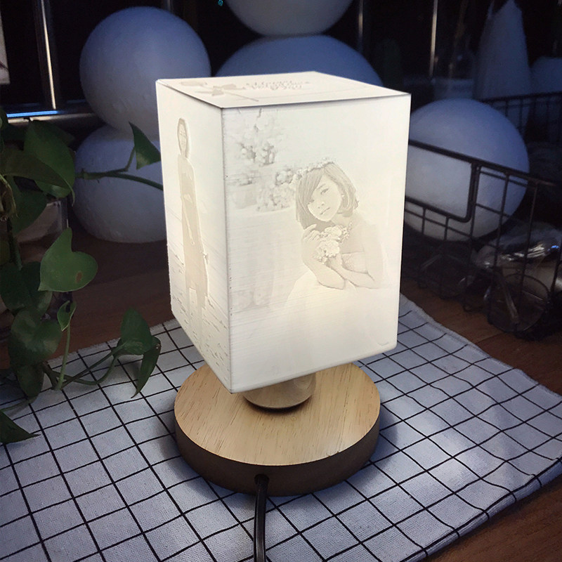 3D打印浮雕灯台灯照片灯相片灯定制价照片儿童节生日礼物