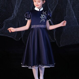 新款儿童演出服中学生初中生小学生大合唱团女朗诵队歌咏比赛服装