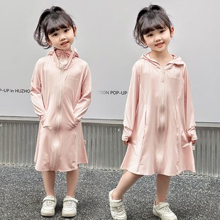 儿童防晒裙长款防晒衣全身透气皮肤衣夏季新款宝宝防晒服女童外套
