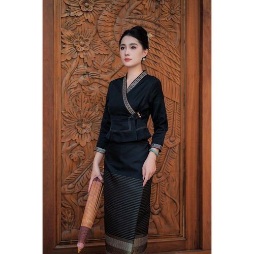 【曼英】气质女装 民族套装复古传统傣装气质百搭套装民族