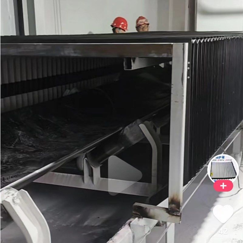 皮带输送机风琴防护罩 输送线伸缩防尘罩 皮带机防护罩 支持定做