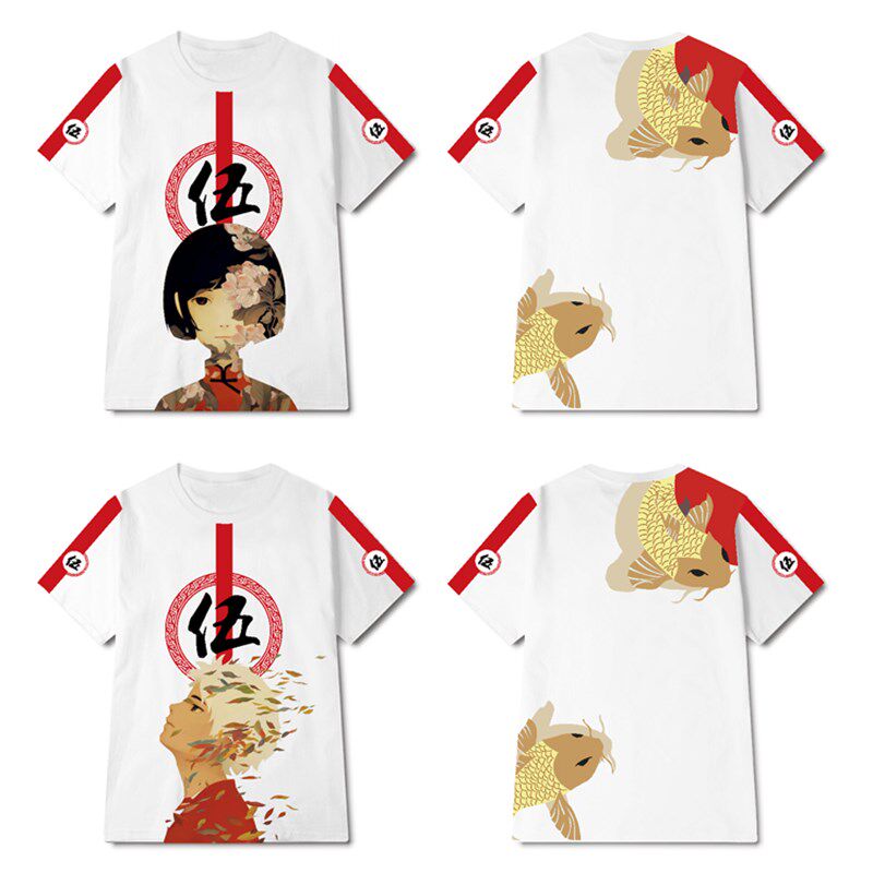 全身印T恤加肥加大班服聚会服公司印LOGO印字文化衫定制团体订制