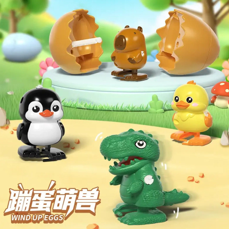 新奇会走路卡皮巴巴水豚扭蛋玩具