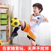 无声静音球儿童室内无声投足球训练成人足球玩具弹力拍拍球弹力球