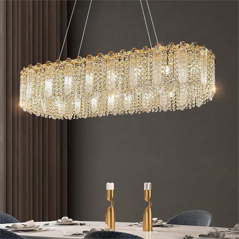 客厅吊灯轻奢后现代浪漫琉璃水晶艺术卧室餐厅灯2023年设计师款