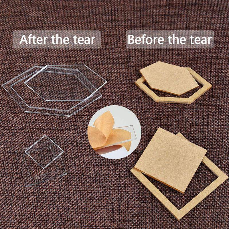 缝纫拼布模板工具27件套 透明亚克力模版尺子 diy手工制作