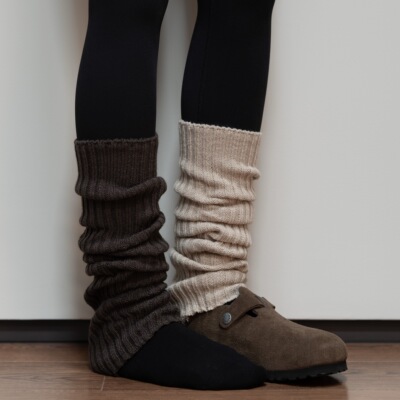 BigSocks棉质粗针腿套