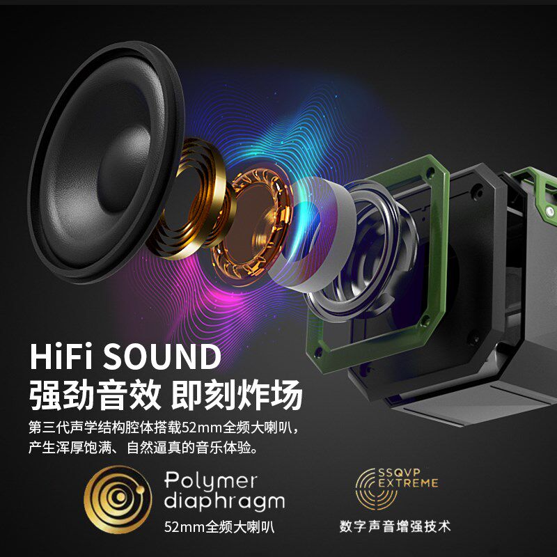 蓝牙音箱户外便携式无线小型音响迷你低音炮车载高音质音乐播放器