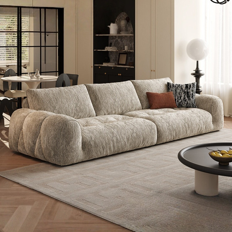 亲肤柔软雪尼尔-落叶松实木框架