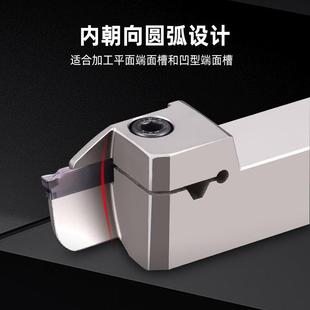 数控外径端面切槽刀杆MGAH320/425切断弹簧钢反刀圆弧切刀刀杆