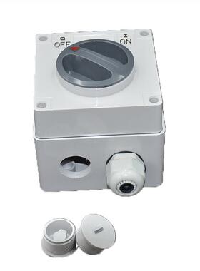 HUNAOCT包邮澳标户外防水开关56SW110工业正方形负荷隔离开关IP66