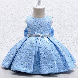 花童礼服婚纱生日裙女童洋气晚礼服春秋演出服儿童小主持人公主裙