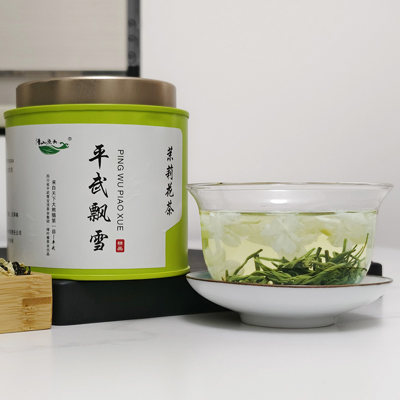 四川平武茉莉花茶飘雪100g自己喝