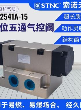 原装STNC过诺天工气动控制阀FG2541A-15大流量配底座安装气控阀