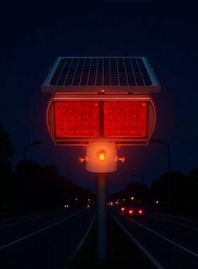 DL-S6282太阳能双面警示灯 铁路信号防护灯 LED爆闪灯