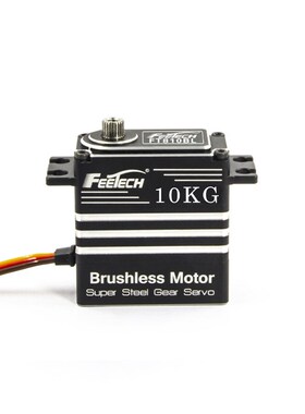 飞特FT810BL全金属无刷钢齿10kg工业级小型微型伺服180度数字舵机