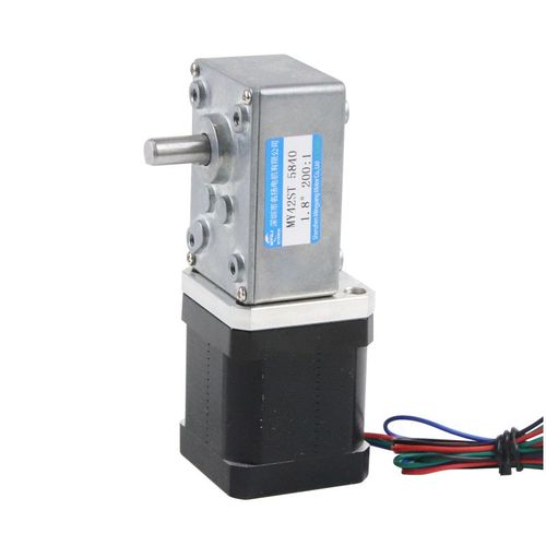 名扬42步进减速电机蜗轮蜗杆5840大扭力行星金属齿轮微型慢速马达