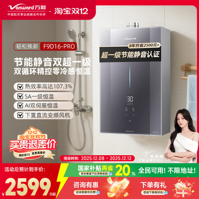 万和F9D16/MAX燃气热水器超一级