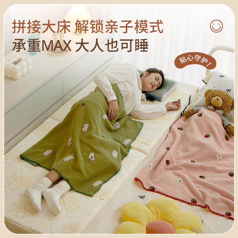 瑞仕达拼接床儿童小床床边加宽家用床婴儿宝宝大人可睡单人折叠床