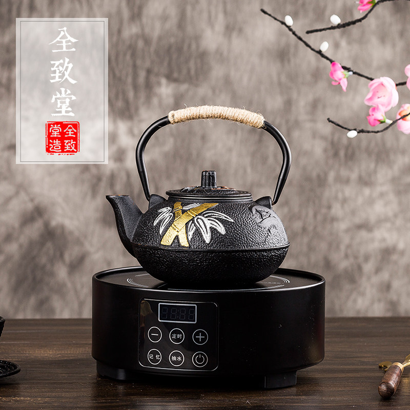 铁茶壶 铸铁壶生铁壶烧水煮水泡茶茶壶套装 日式泡茶壶手工壶铁壶