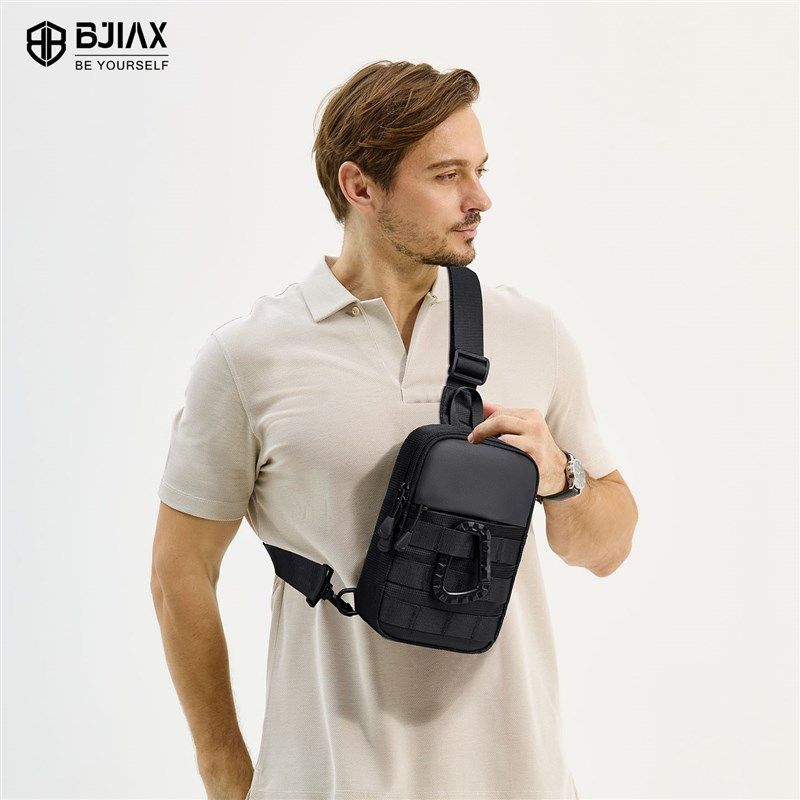 胸包男休闲c骑行运动斜挎男包户外胸包单肩背包多功能腰包2025新,箱包皮具/热销女包/男包,胸包,淘宝优惠券,粉丝福利购,淘宝优惠卷