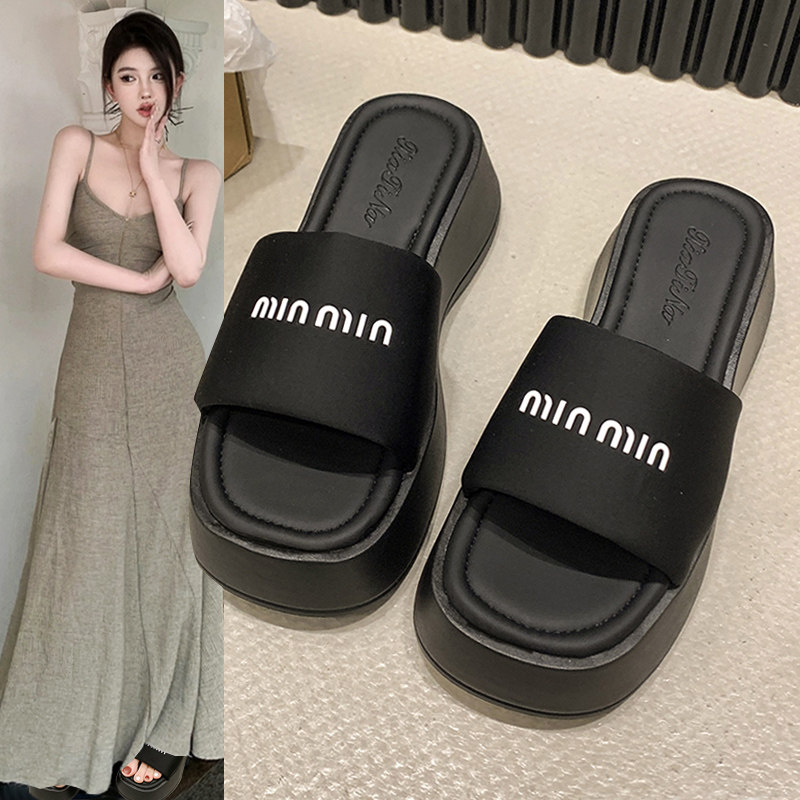 厚底凉拖鞋女外穿夏季2p024新款时尚爆款百搭一字拖女休闲沙滩凉,女鞋,一字拖,淘宝优惠券,粉丝福利购,淘宝优惠卷