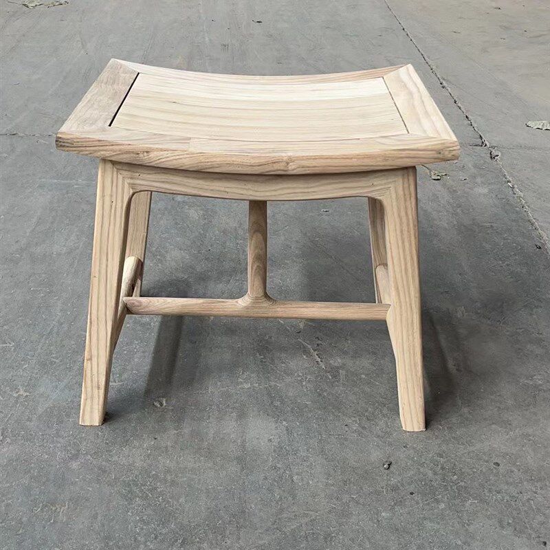 北榆木新中式圆凳方凳矮凳鼓凳长凳写字凳培训S班凳实木榫卯白胚,住宅家具,鼓墩/绣墩,淘宝优惠券,粉丝福利购,淘宝优惠卷