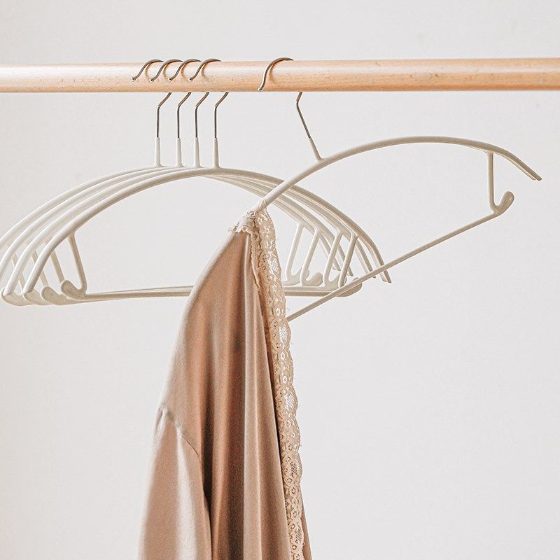 霜山浸塑晾衣架家用挂衣包变形卧室带挂钩防滑无痕衣架支装,收纳整理,金属衣架,淘宝优惠券,粉丝福利购,淘宝优惠卷