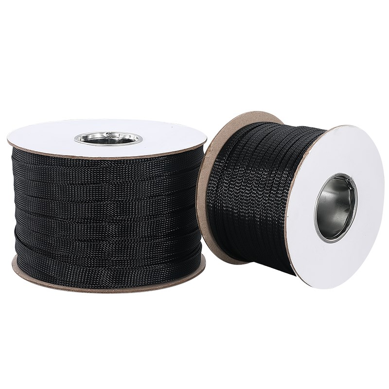 kt尼龙编织网管蛇皮管阻燃电线套pet伸缩线束线网套电缆保护包线