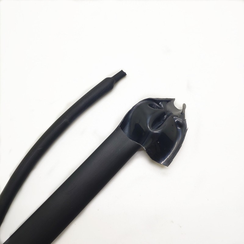 加厚3倍热缩带胶双壁管1.6-25.4mm黑色胶套绝缘阻燃防水代裁管