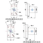 梯形丝杠大法兰铜螺母t型丝杆活灵螺杆螺丝铜套 MTSFRL20