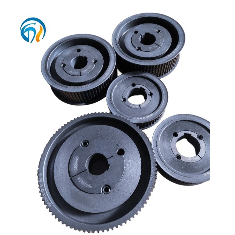45#同步带轮 S5M S8M带轮齿轮同步皮带轮 工业同步轮铝合金