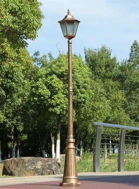 户外灯欧式庭院灯压铸铝花园别墅复古景观路灯Garden StreetLight